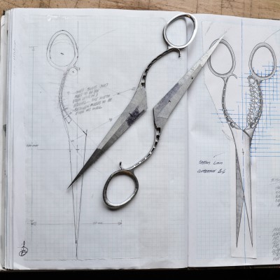 Scissor designs by Grace Horne, Cutler & Corsetiere