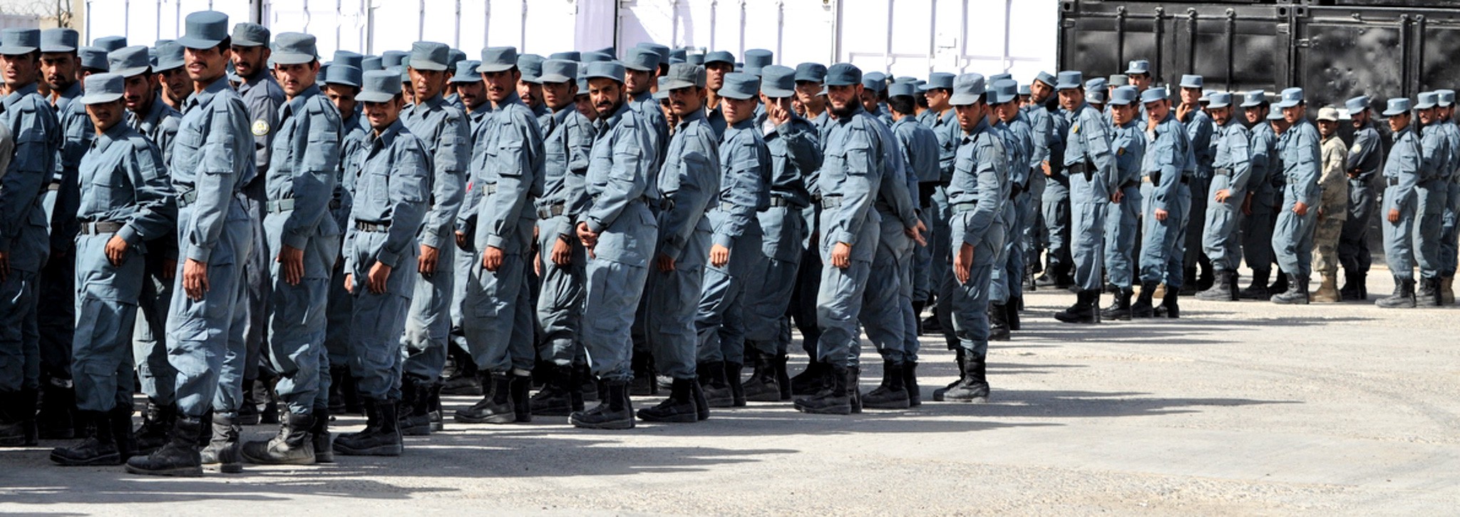Graduating class of the Afghan National Police academy
