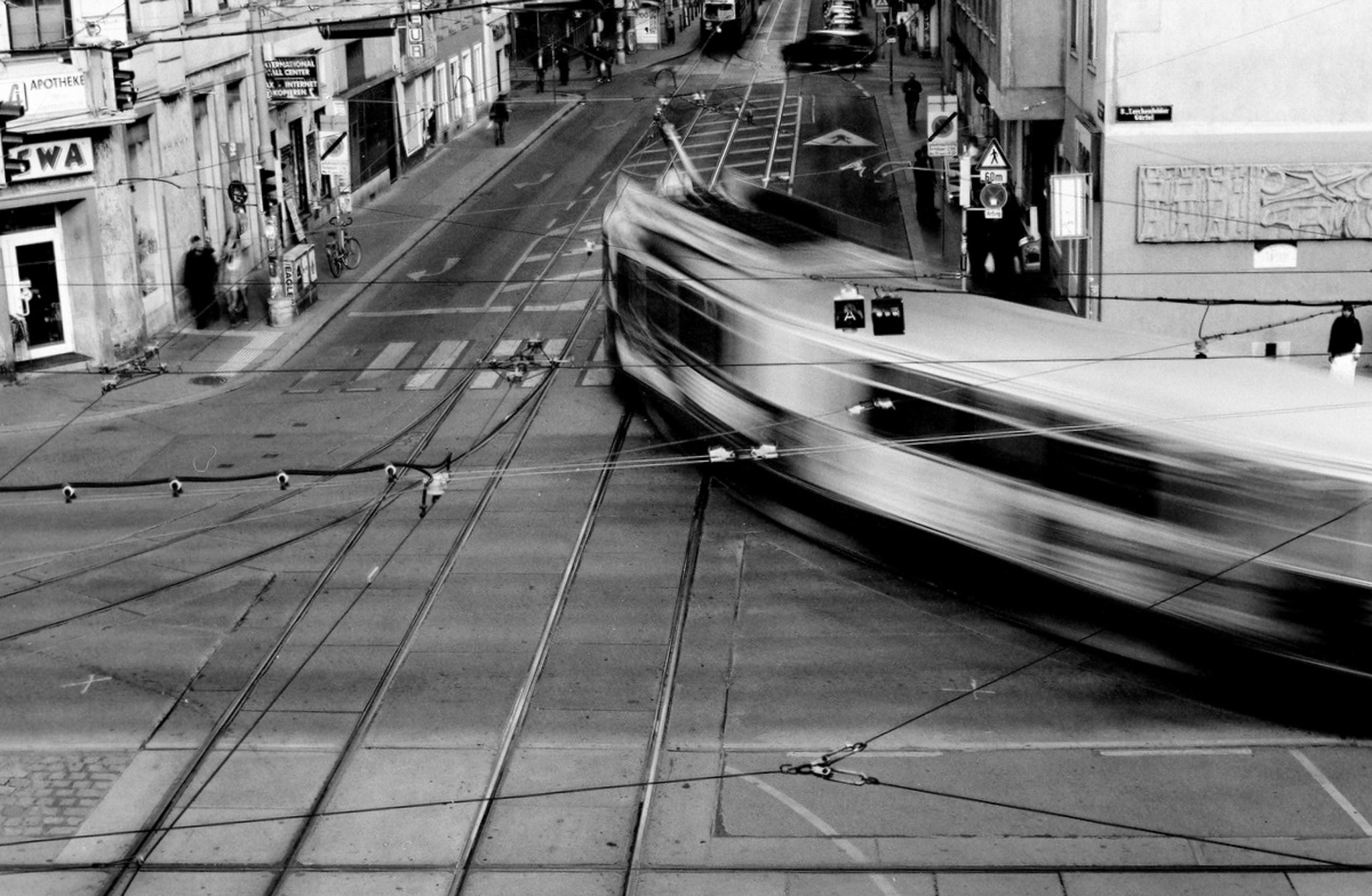 Old tram, Vienna, Austria