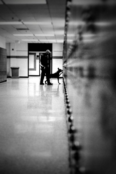 Drug search at a school in Georgia